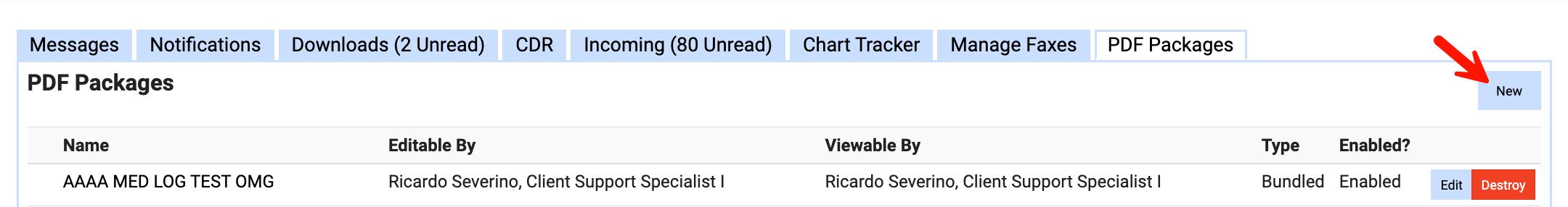 Clinical Documentation Report (CDR) Tab – Kipu Health