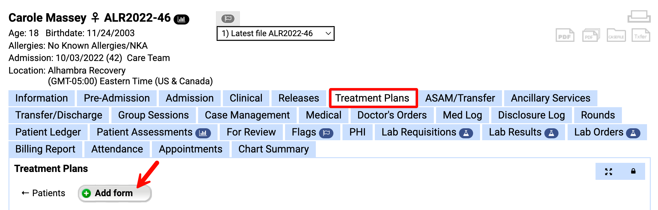 Golden Thread: Progress Notes – Kipu Health