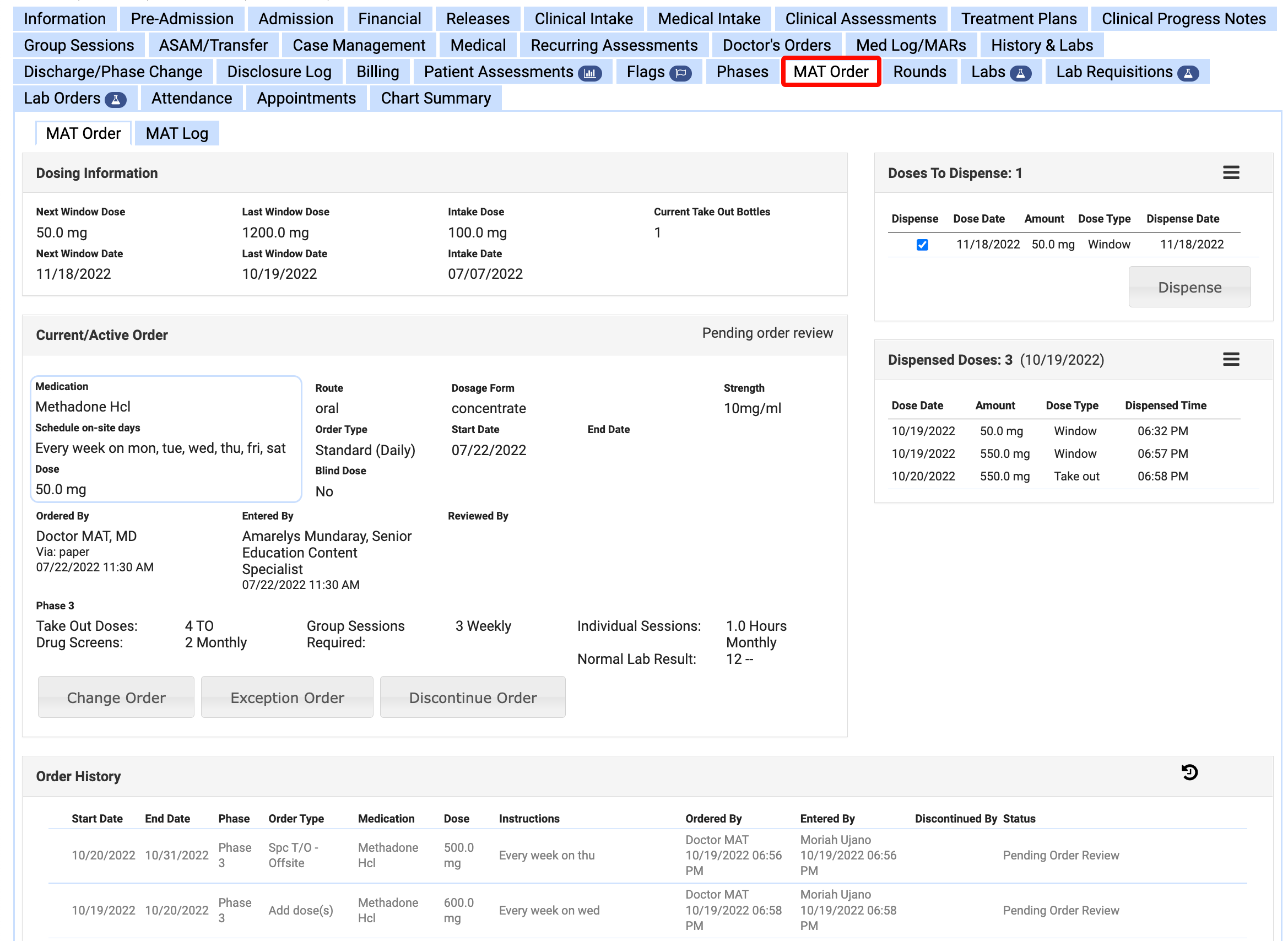 Navigating MAT Orders – Kipu Health