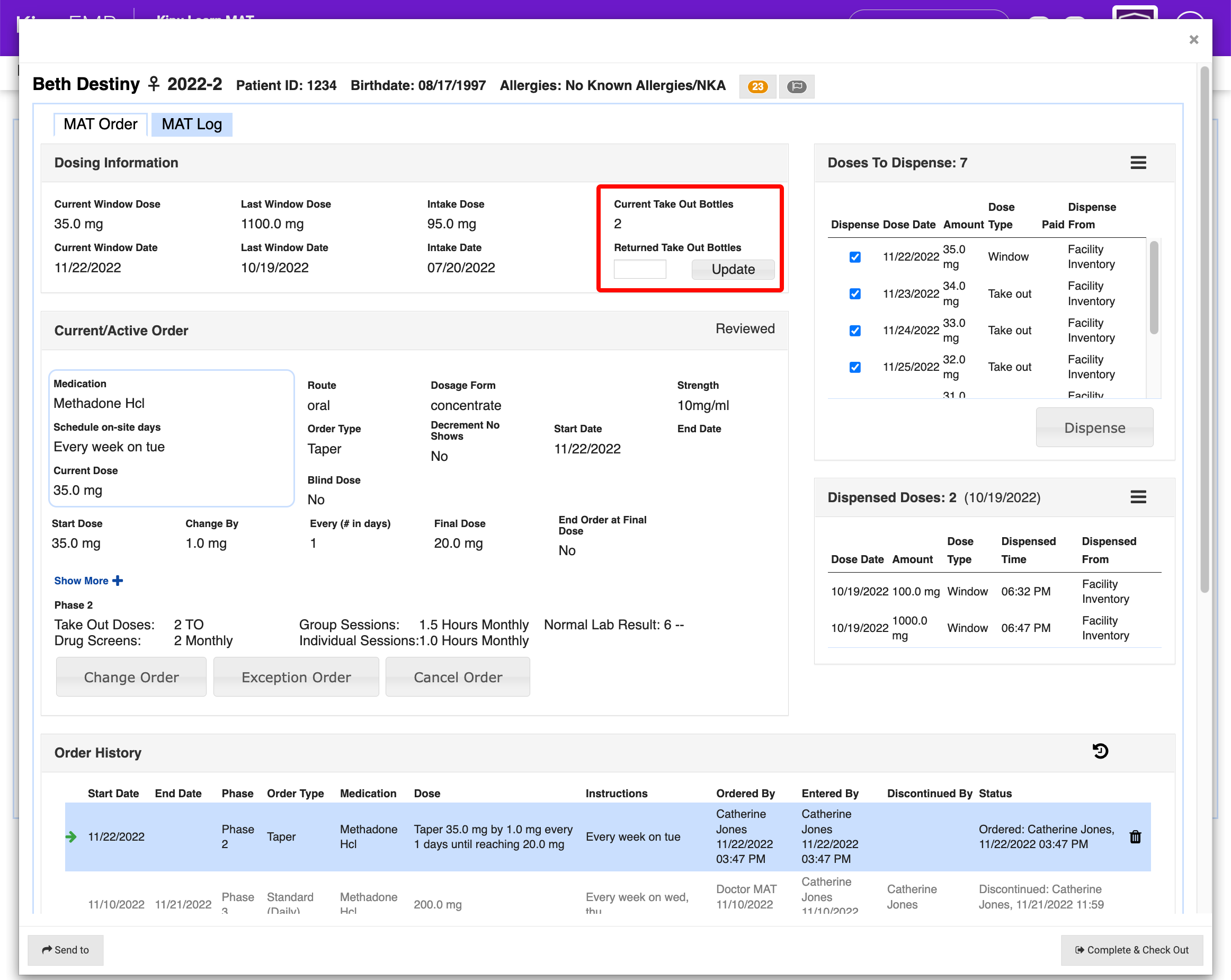 Dispense the Ordered Doses Kipu Health