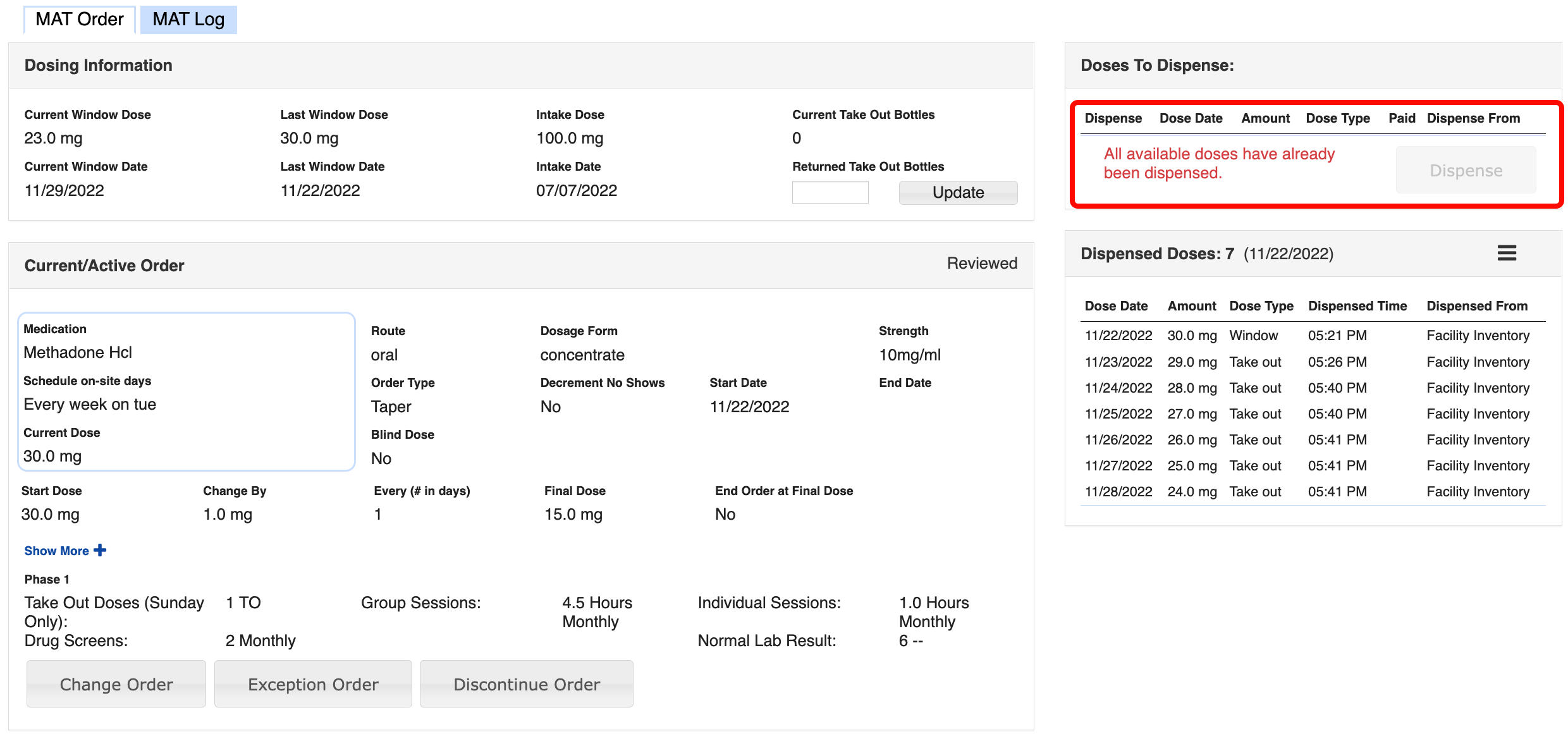 Dispense the Ordered Doses Kipu Health