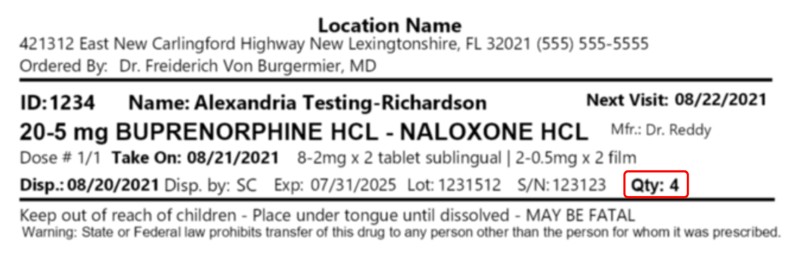 MAT Label Printers Kipu Health