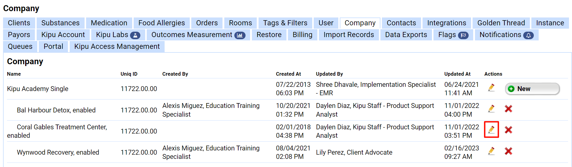 Why are new admissions not following the normal Medical Record Number