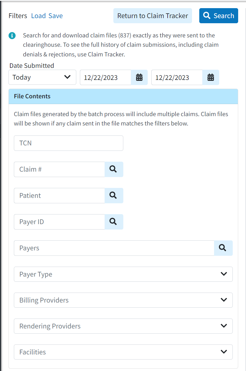 How can I verify what was electronically sent on a claim to the payer ...