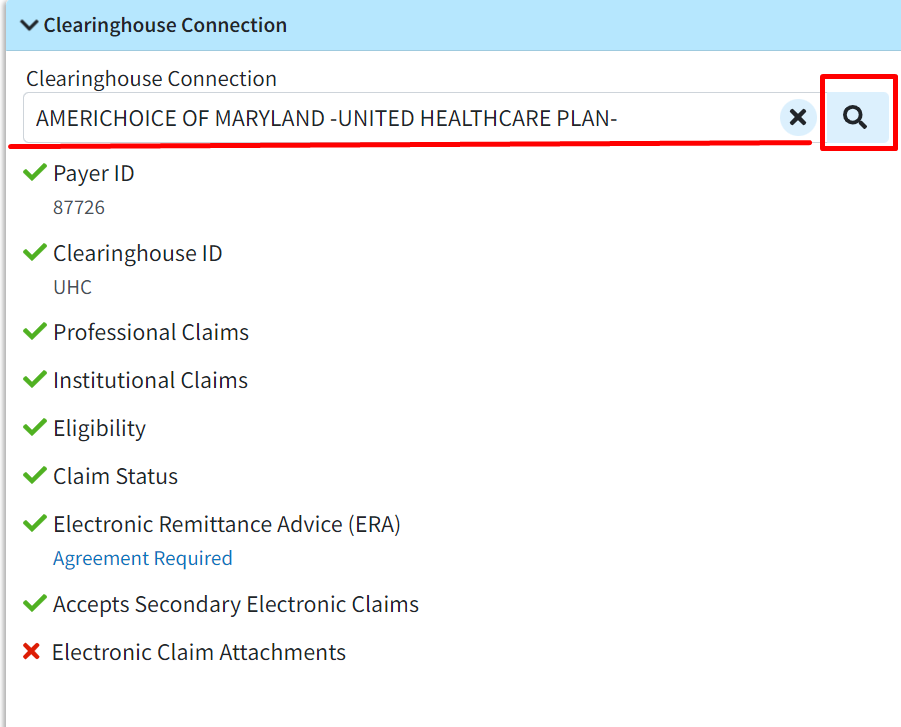 CollaborateMD: How can I update the payer ID within CMD? – Kipu Health