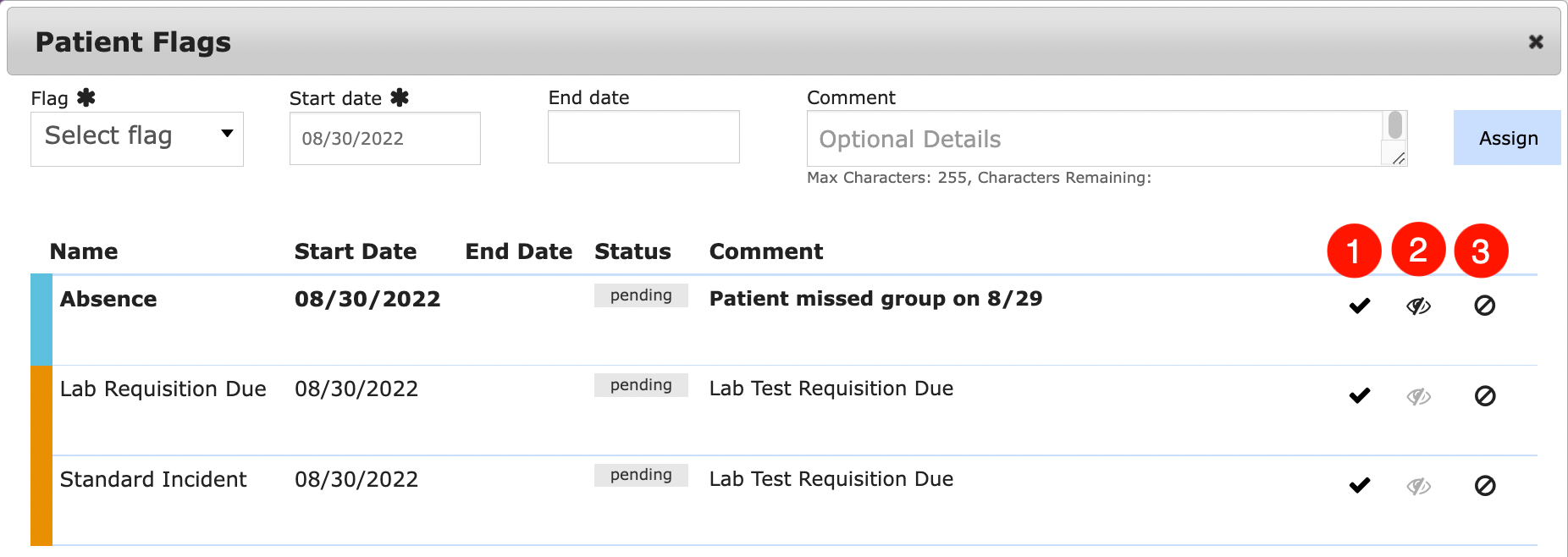 Patient Flags Kipu Health