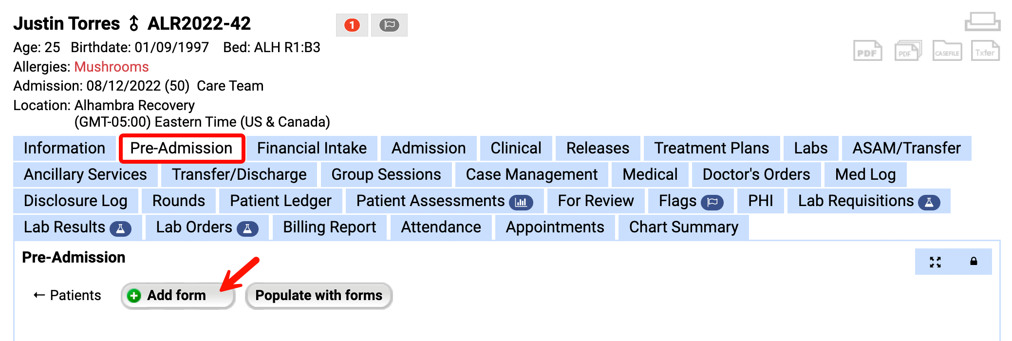 Chart Schedules for Group Sessions Kipu Health